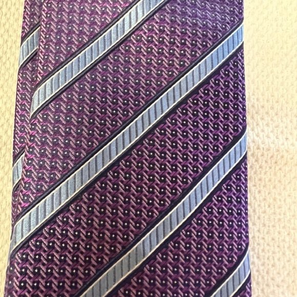 Ermenegildo Zegna Men's Tie Purple Rep - Picture 5 of 5